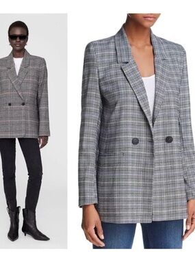 Anine Bing Double-Breasted Blazer